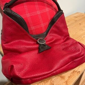 Red Leather Women's Bag